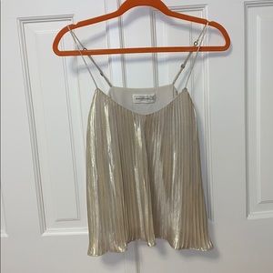 Abercrombie & Fitch Gold Na Tank Top/Cami